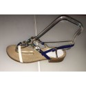 Sandali gioiello in colore blu