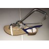 Sandali gioiello in colore blu