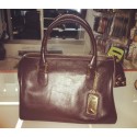 Bauletto in pelle liscia testa di moro