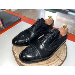 Oxford Brogue in Pelle di Vitello Nero